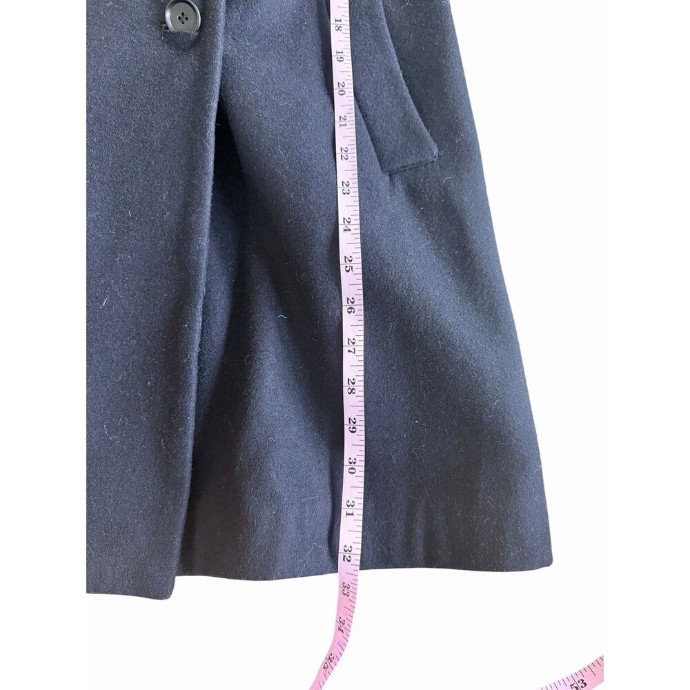 Zara Women’s Wool double breasted Overcoat M Timeless Equestrian Preppy Academia - Picture 6 of 7